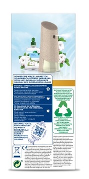 AIR WICK ACTIVE FRESH Автоматический освежитель воздуха «Цветок хлопка» 228 мл