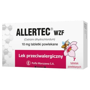 Allertec WZF, 10mg, 7 tabletek
