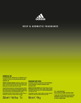 Adidas PURE GAME набор мужской дезодорант 150мл + гель для душа 250мл