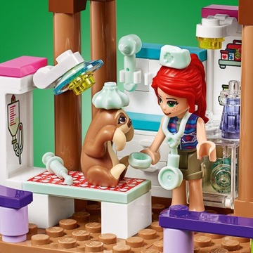 Кубики LEGO Friends 41424 Андре Миа Оливия, База спасения слонов