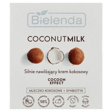 BIELENDA COCONUT MILK Silnie nawilżający krem kokosowy 50ml