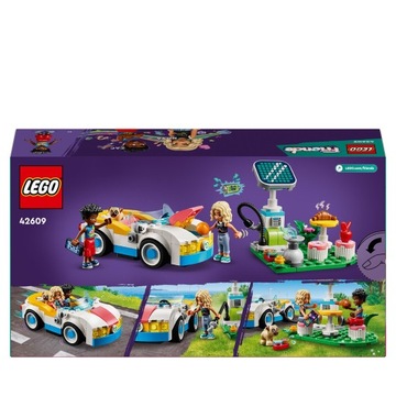 LEGO Friends 42609 Солнечная зарядная станция для электромобилей, 170 кирпичей