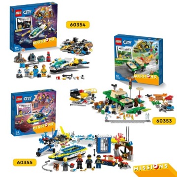 LEGO City 60353 Миссии по спасению животных Кролик Сова Крокодил Плюшевый мишка Джип НОВИНКА!