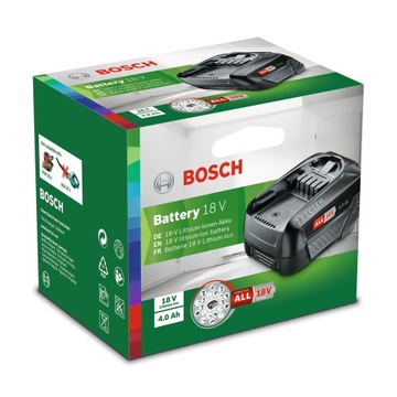 BOSCH 18 V 4 Ah Akumulator Li-Ion PBA 4,Ah W-C 1600A011TB - ORYGINAŁ