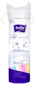 BELLA COTTON Płatki kosmetyczne okrągłe 80szt.