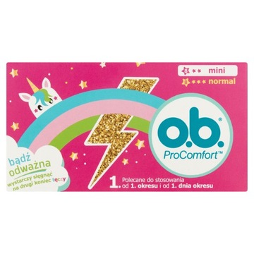 O.B. ProComfort Tampony Mini 8 sztuk i Normal 8 sztuk