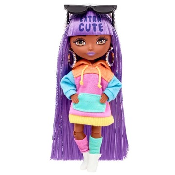 BARBIE EXTRA MALA LALKA KOLOROWA BLUZA HJK66