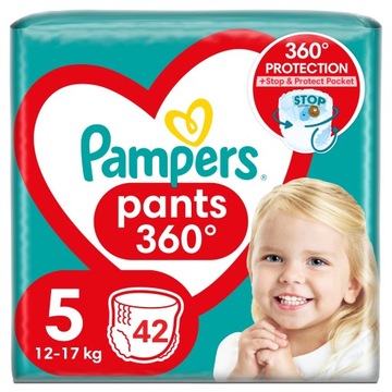 Pieluchomajtki Pampers Pants Rozmiar 5 42 szt.