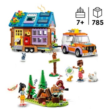 LEGO FRIENDS 41735 МОБИЛЬНЫЙ ДОМ Кирпичи 7+ Открытие дома Автомобиль у костра