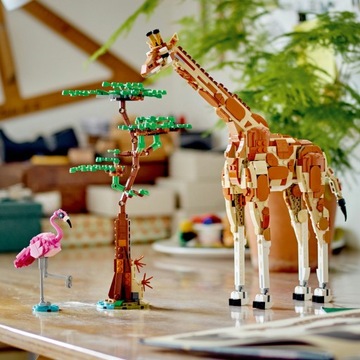 Подвижные фигурки LEGO Creator 3in1 Wild Safari Animals 31150 Жираф Лев