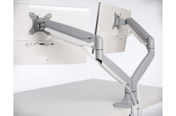 Подставка для двух мониторов Kensington SmartFit One-Touch, серая