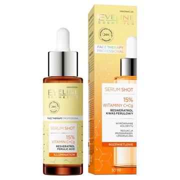 Eveline Cosmetics Сыворотка Shot 15% витамин С + Cg