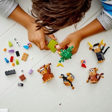 LEGO Classic 11031 Креативные обезьянки в джунглях 135 кубиков 5+