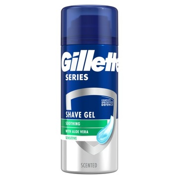 Gillette Sensitive Skin Series Żel do golenia Mini 75 ml
