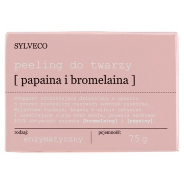 Sylveco Peeling do twarzy papaina i bromelaina 75 g