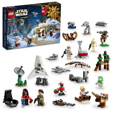 LEGO Star Wars Kalendarz adwentowy 75366 Figurki i pojazdy Gwiezdne Wojny