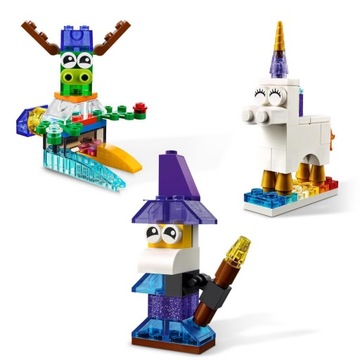 LEGO CLASSIC 11013 Креативные прозрачные кубики