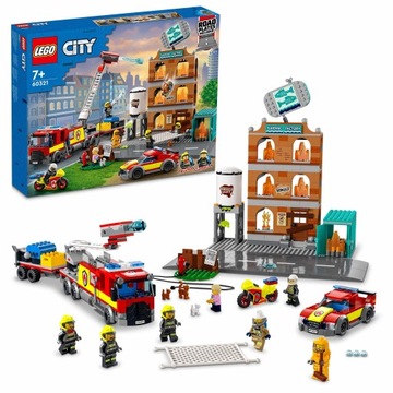 LEGO City 60321 Straż pożarna nowe klocki pożar