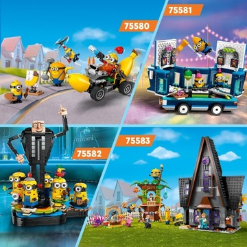 LEGO Ja, złoczyńca 4 75580 Minionki i samochód bananowy - 75580