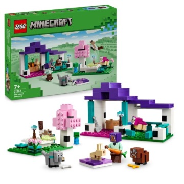 KLOCKI LEGO MINECRAFT 21253 REZERWAT ZWIERZĄT