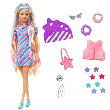 Barbie Totally Hair z długimi włosami +15 dodatków