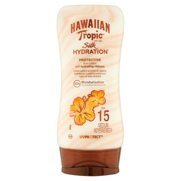 Hawaiian Tropic Silk Hydration preparat do opalania ciaa SPF15 180ml (U) P2