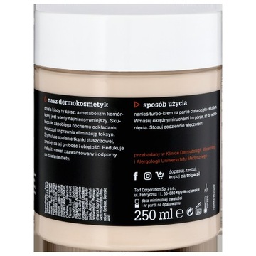 TOŁPA ЦЕЛЛЮЛИТНЫЙ НОЧНОЙ ТУРБО АНТИЦЕЛЛЮЛИТНЫЙ КРЕМ