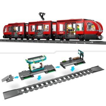 LEGO — CITY — ГОРОДСКОЙ ТРАМВАЙ СО СТАНЦИЕЙ — 60423