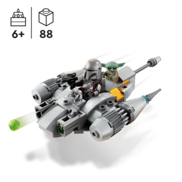 LEGO STAR WARS #75363 — Мандалорский истребитель Н-1 в микромасштабе.