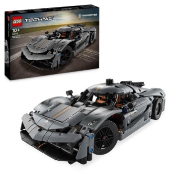 LEGO Technic Серый гиперкар Koenigsegg Jesko Absolut / 42173 + сумка