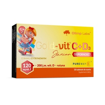 Olimp Gold-Vit C+D3 Junior Odporność 30szt