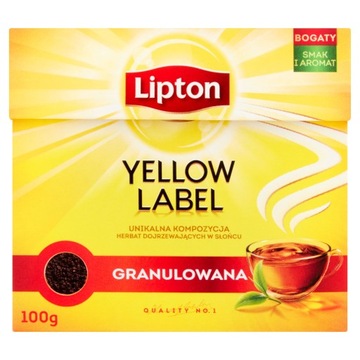 LIPTON Herbata granulowana 100g Yellow Label