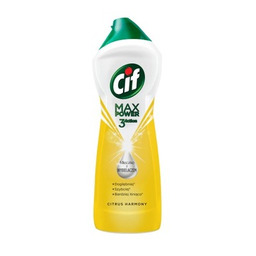 Cif Max Power Mleczko z wybielaczem 1001g CITRUS
