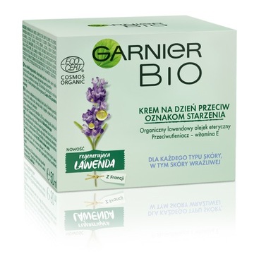 Garnier Krem Lawendowy do Twarzy Przeciwstarzeniowy Anti-Age na Dzień 50 ml