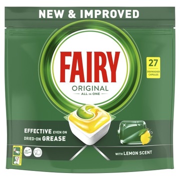 Kapsułki do zmywarki all in one (wszystko w jednym) Fairy 27 szt.