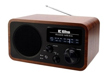 POLSKIE RADIO SIECIOWE DREWNIANE ODTWARZARZ ODBIORNIK KUCHENNE RETRO STYL