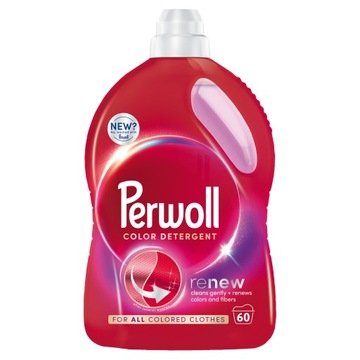 Perwoll 3L RENEW COLOR płyn do prania tkanin kolorowych 60 prań 3000ml