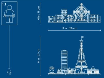 LEGO АРХИТЕКТУРА 21044 Париж