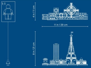 LEGO Архитектура 21044 Париж