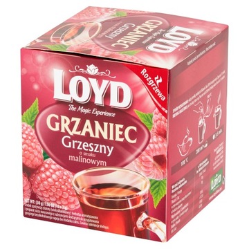 Чай LOYD Grzaniec Grzeszny малина 10 пакетиков