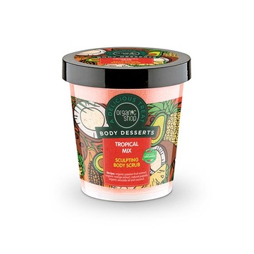 Peeling do ciała Organic Shop 450 ml cukrowy modelujący tropical mix