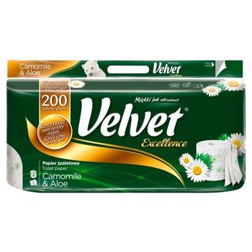 Toilet Paper Scented Velvet 8 pcs ALOES