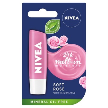 Защитная губная помада NIVEA Soft Rose