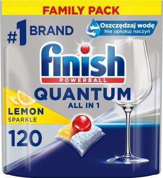 Kapsułki Finish Quantum All in 1 lemon 120 szt.