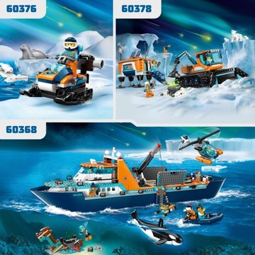 LEGO CITY 60368 Лодка исследователя Арктики