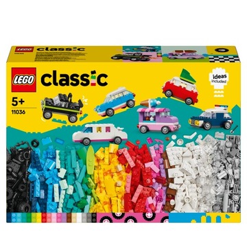 LEGO Classic 11036 Kreatywne pojazdy Policja Koparka Foodtruck Kamper NOWE!
