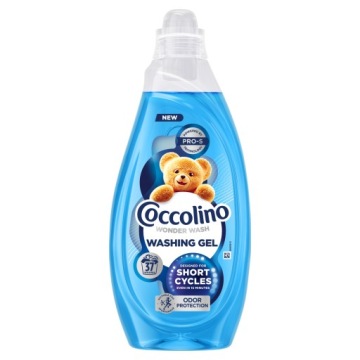 COCCOLINO WONDER WASH ODOR PROTECTION рідина гель для прання 1,48 л 37 прань новий
