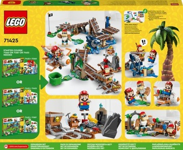 Klocki Super Mario 71425 Przejażdżka wagonikiem Diddy Konga - zestaw rozsze