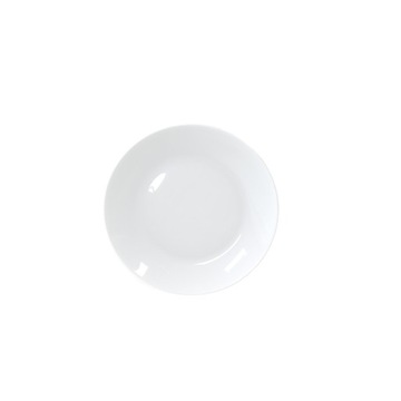 TALERZ OBIADOWY DUŻY 25cm ZELIE BIAŁY GŁADKI