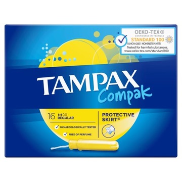 TAMPAX Tampony z aplikatorem 16 szt. Regular